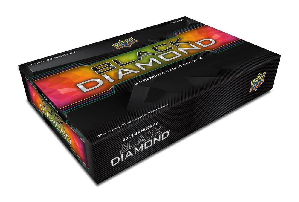 2022-23 Upper Deck Black Diamond Hockey Hobby 5-Box Inner CASE